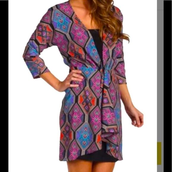 Mara Hoffman Kilim Above Knee Dress Geo Style VTG - Picture 1 of 7